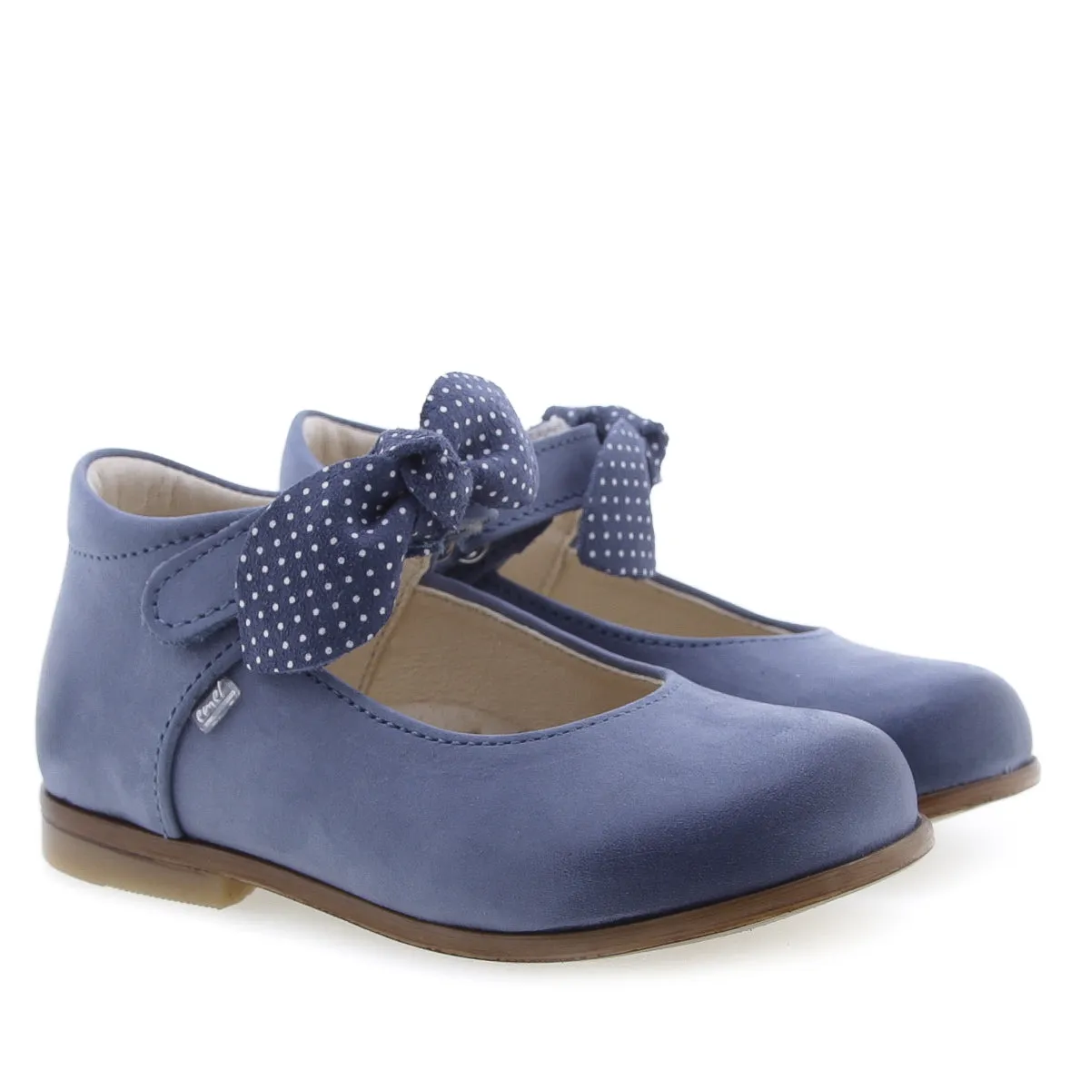 (2047-5) Emel Blue classic ballerina