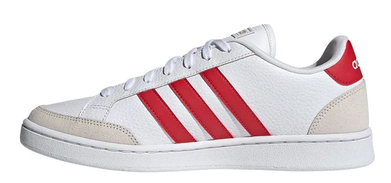 adidas Grand Court SE Trainers - Mens - White/Scarlet/White