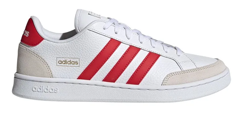 adidas Grand Court SE Trainers - Mens - White/Scarlet/White