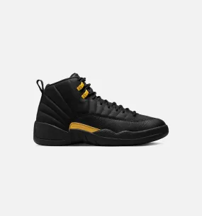 Air Jordan 12 Retro Black Taxi Mens Lifestyle Shoe - Black Free Shipping