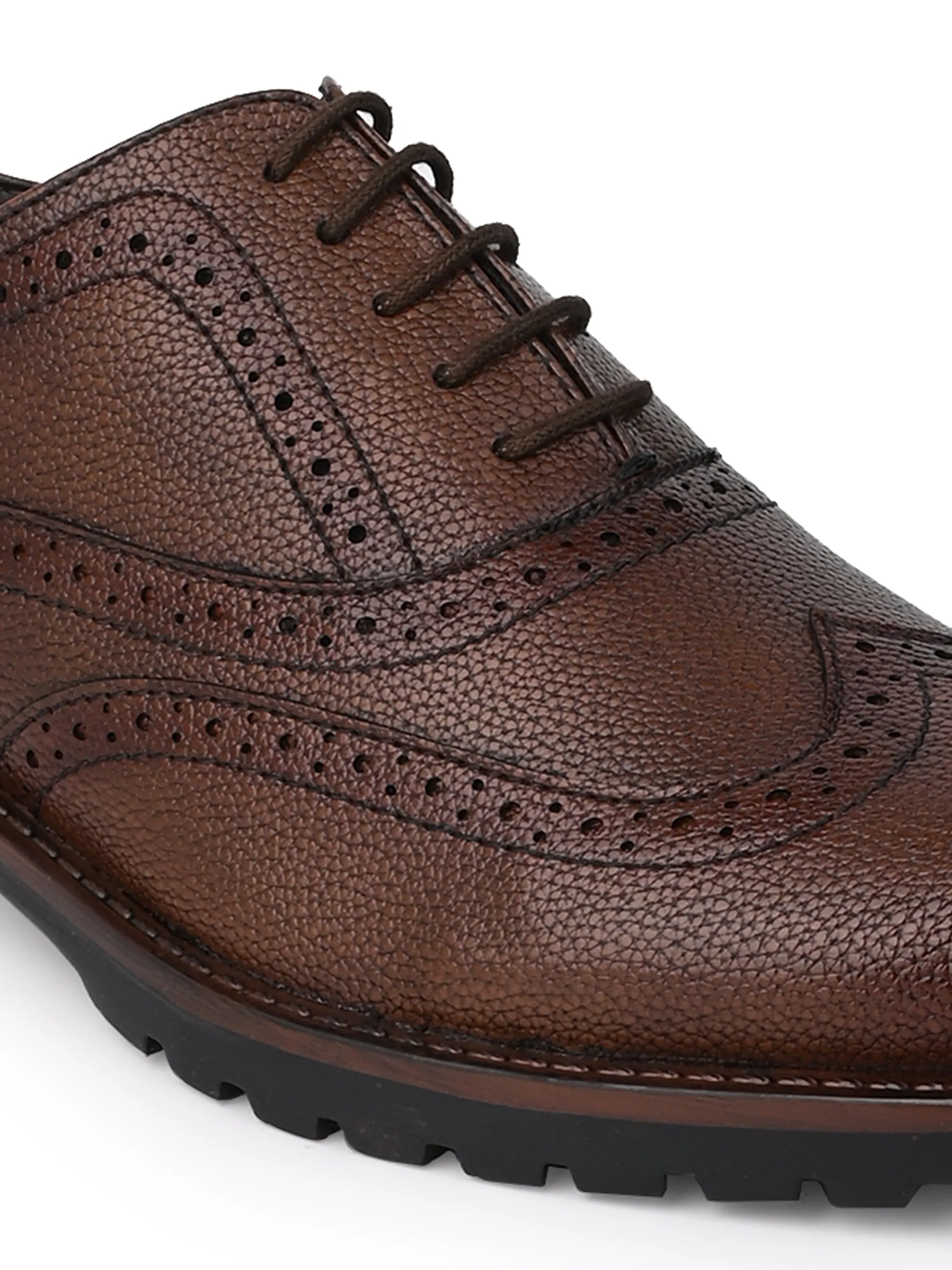 Alberto Torresi Latest Brogue Shoes With Padded Insole