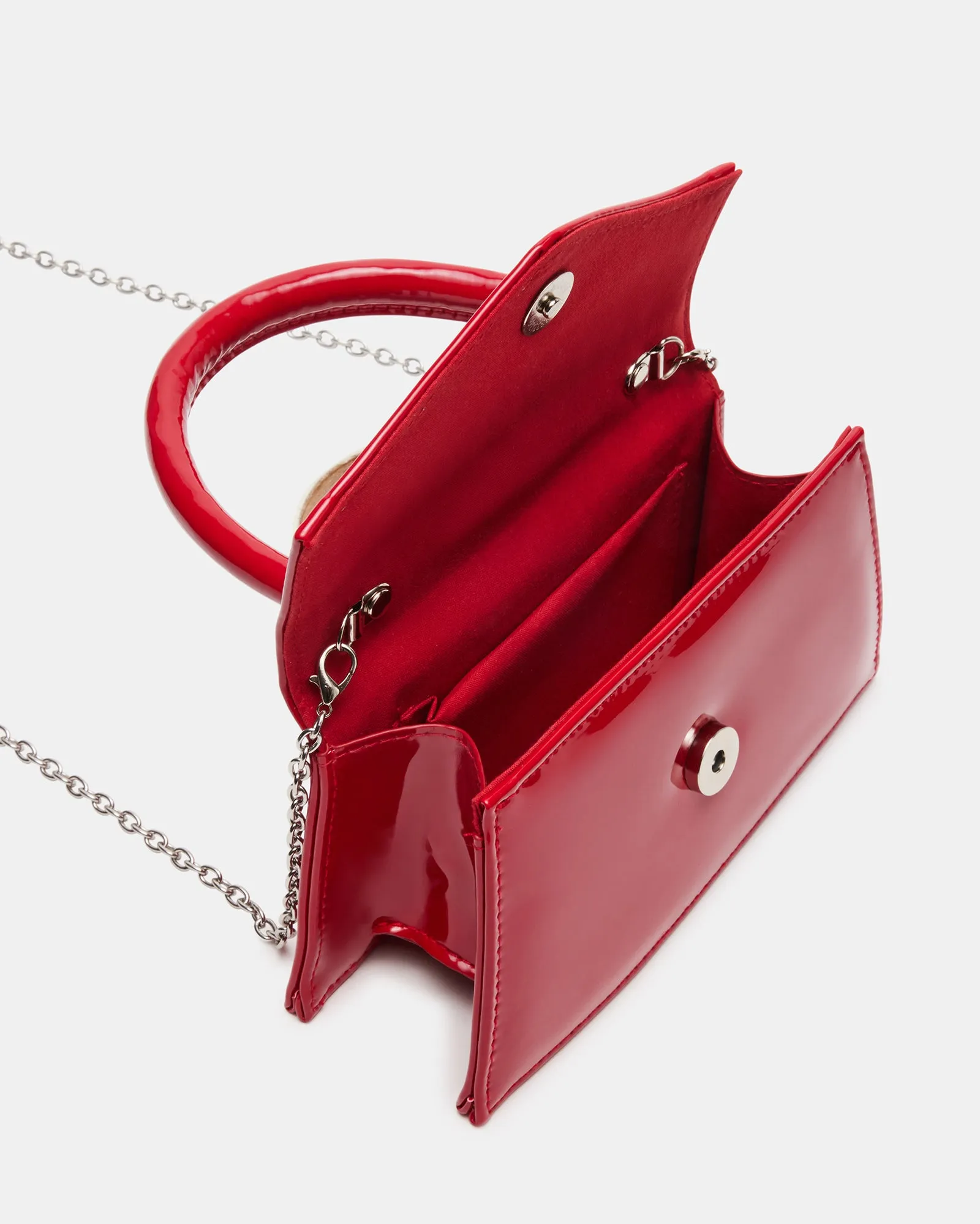 AMINA BAG RED PATENT