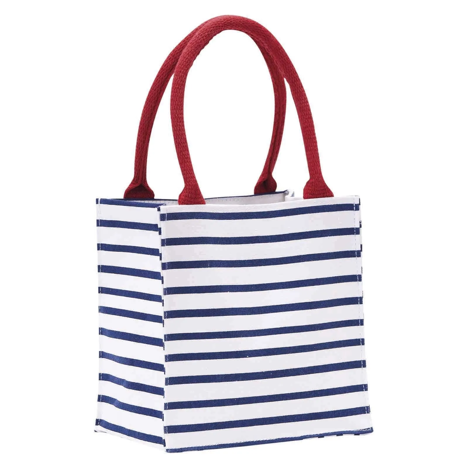 Bateau Stripe Navy Reusable Itsy Bitsy Gift Bag