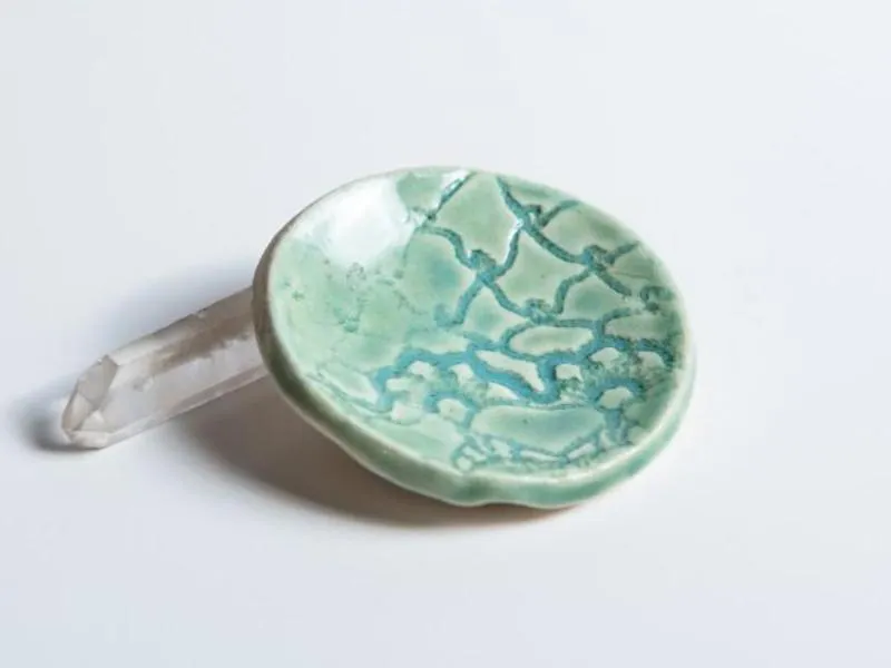 Ceramic Mini Dishes // Lace