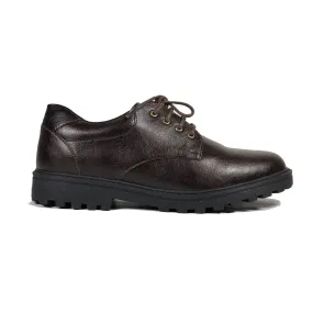 Classic Derby vegan school shoe by Vegan Style - espresso