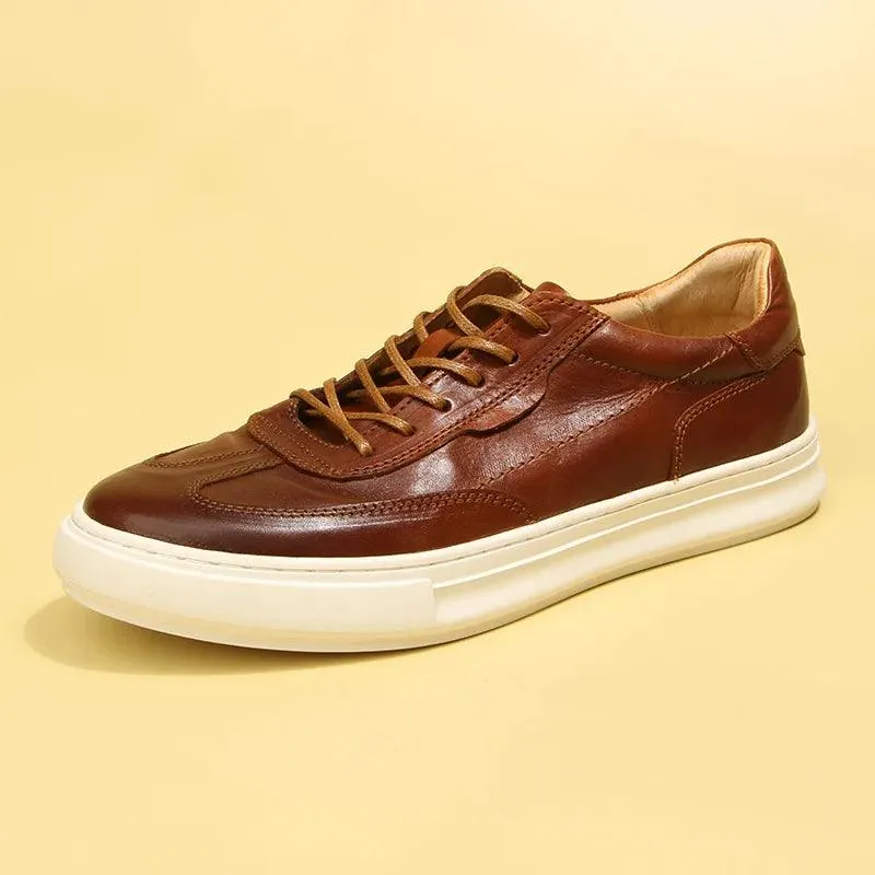 Classical TR2441 Men's Casual Shoes: Leather Sneakers