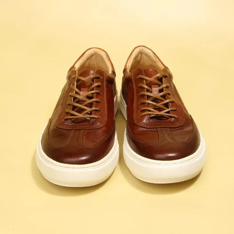 Classical TR2441 Men's Casual Shoes: Leather Sneakers