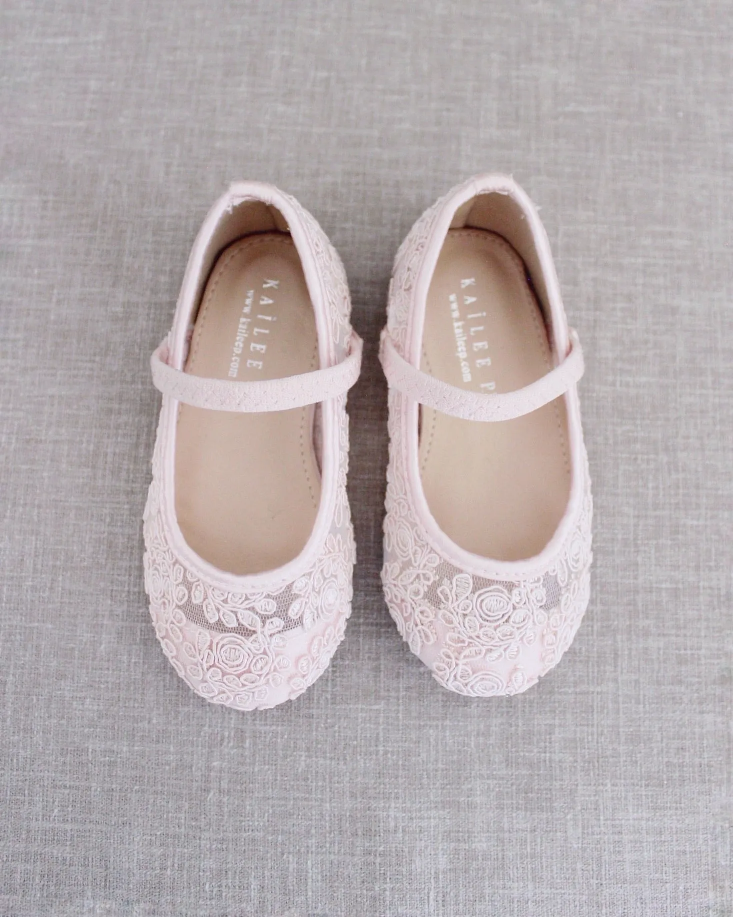 Crochet Lace Mary Jane Flats