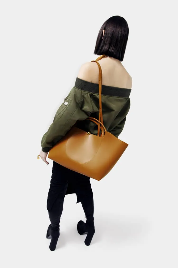 Designer brown tote bags