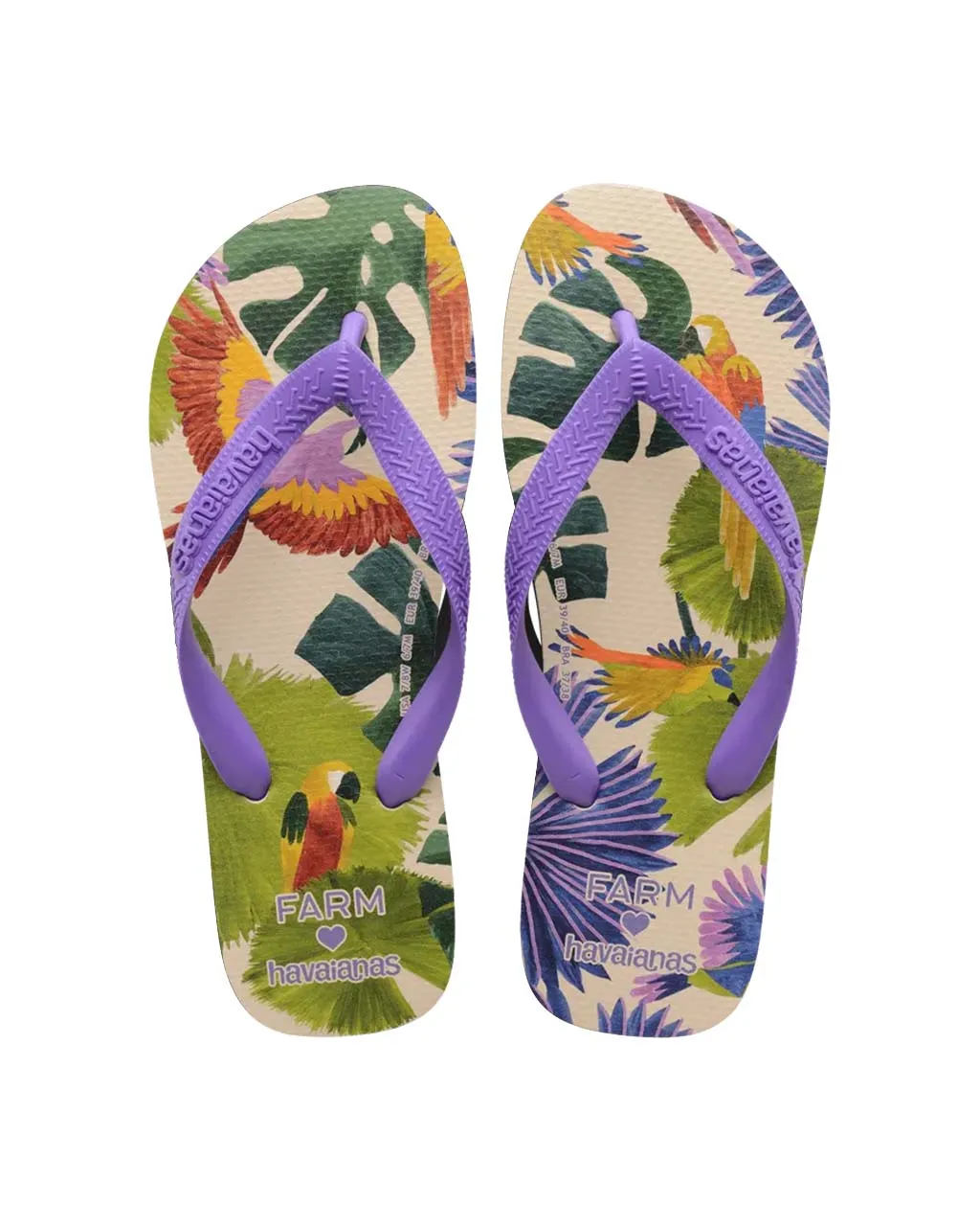 Farm Rio Birds   Palms Sandal