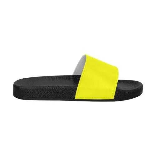 Flip-Flop Sandals, Bright Yellow Women's Slides