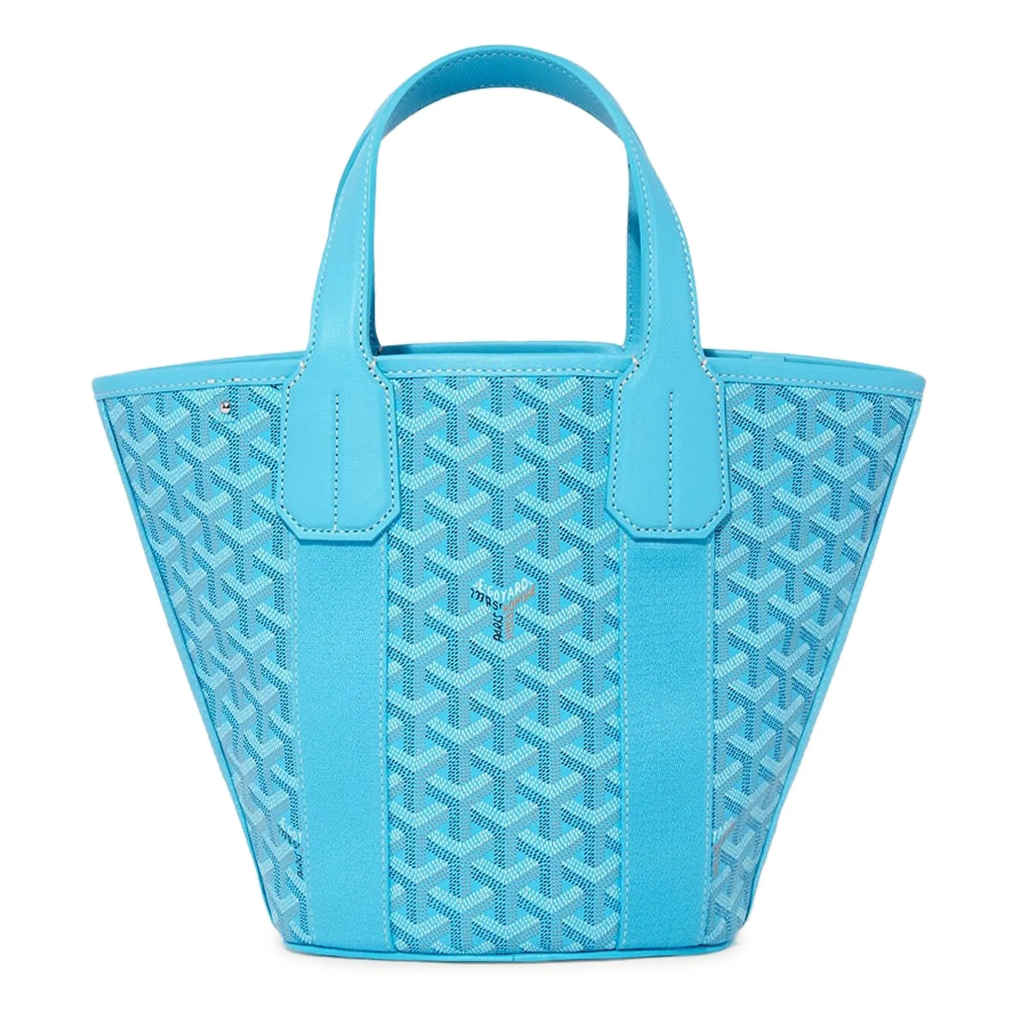 Goyard Belharra Turquoise PM Tote Bag