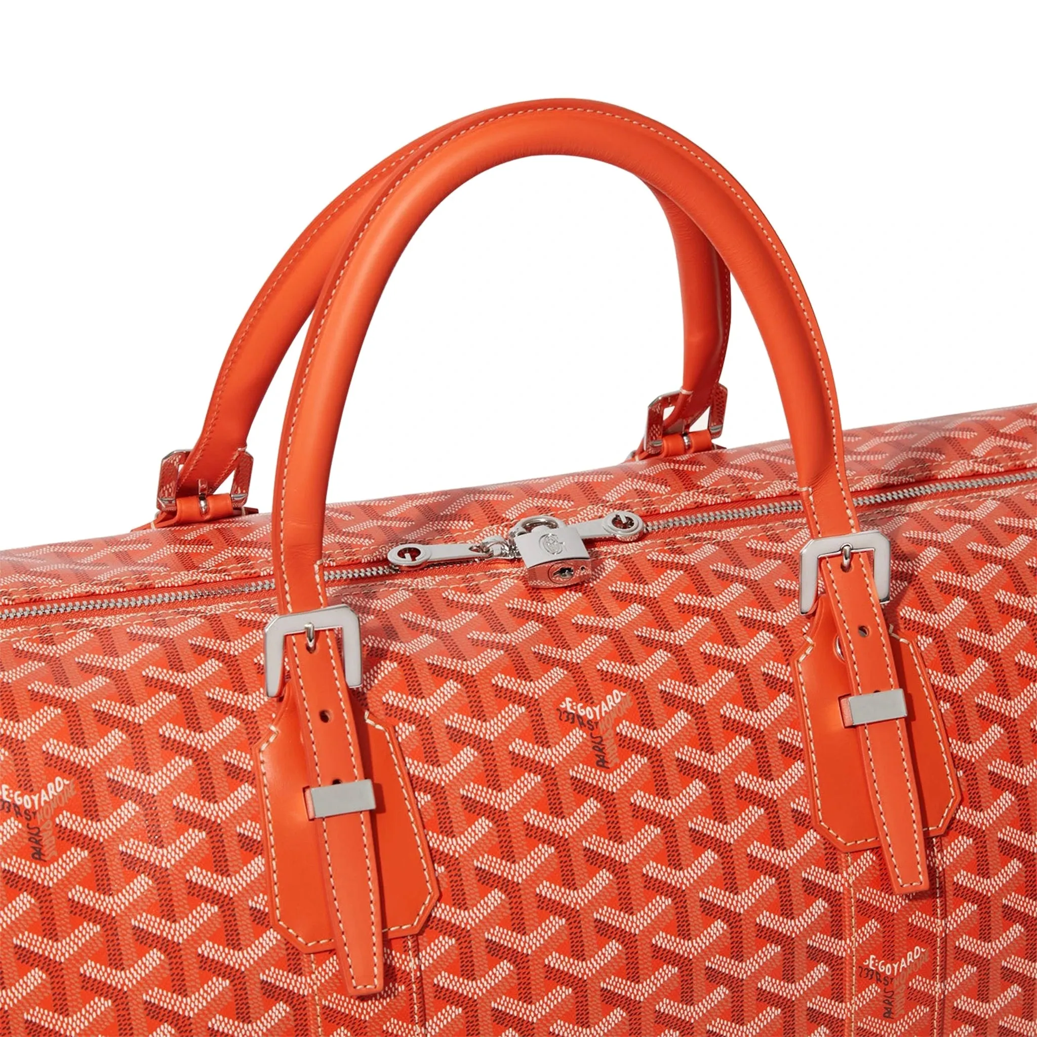 Goyard Boston 50 Orange Bag