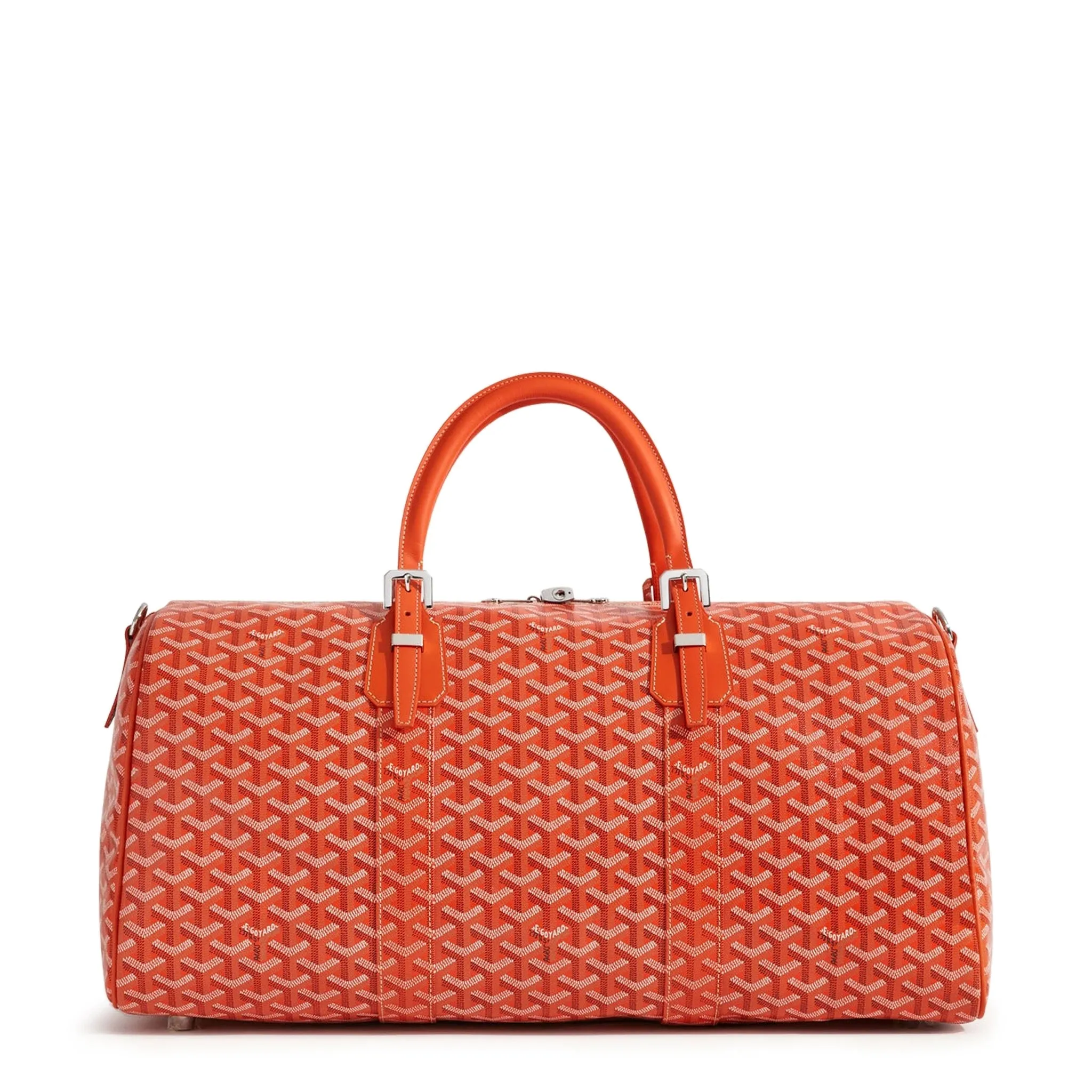 Goyard Boston 50 Orange Bag