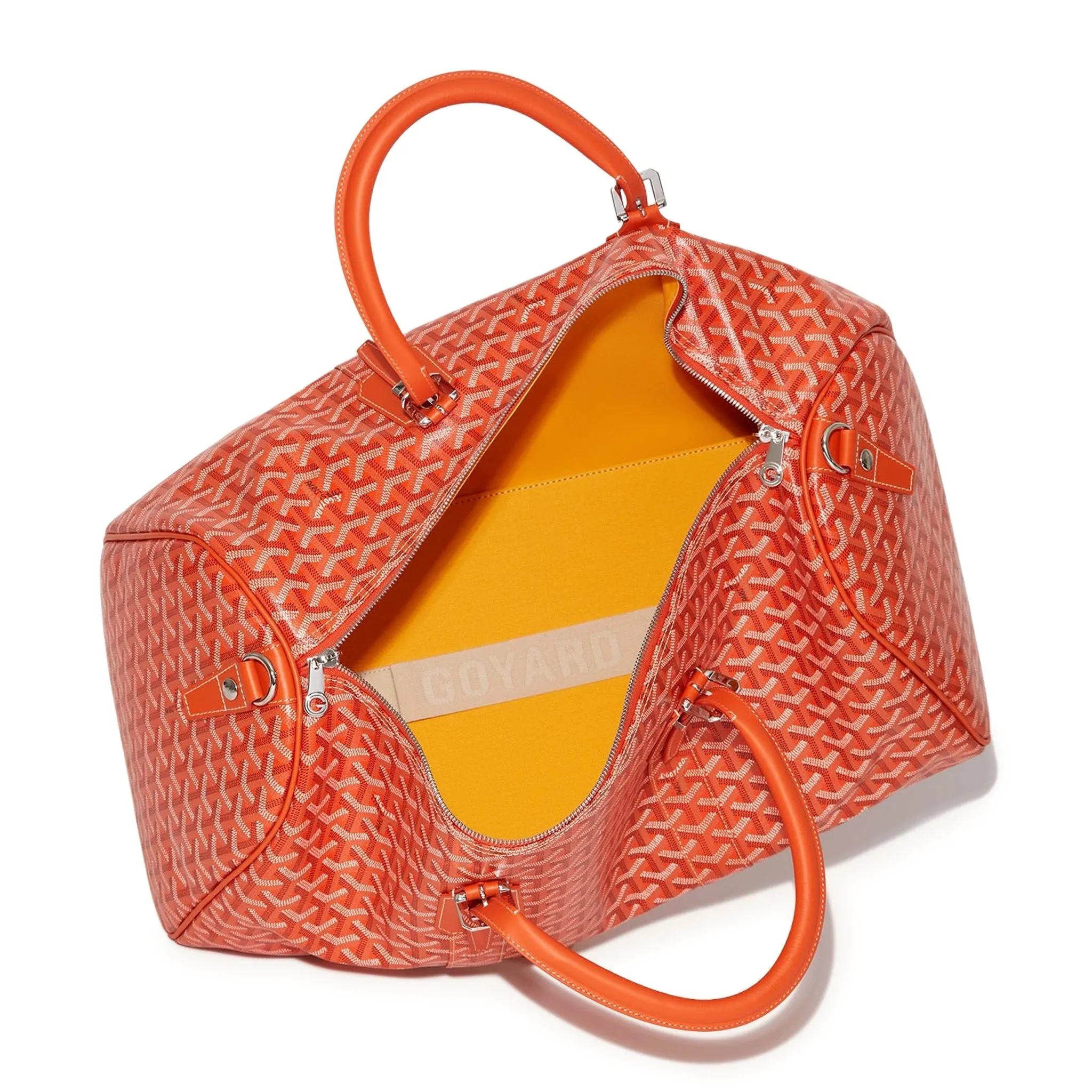 Goyard Boston 50 Orange Bag