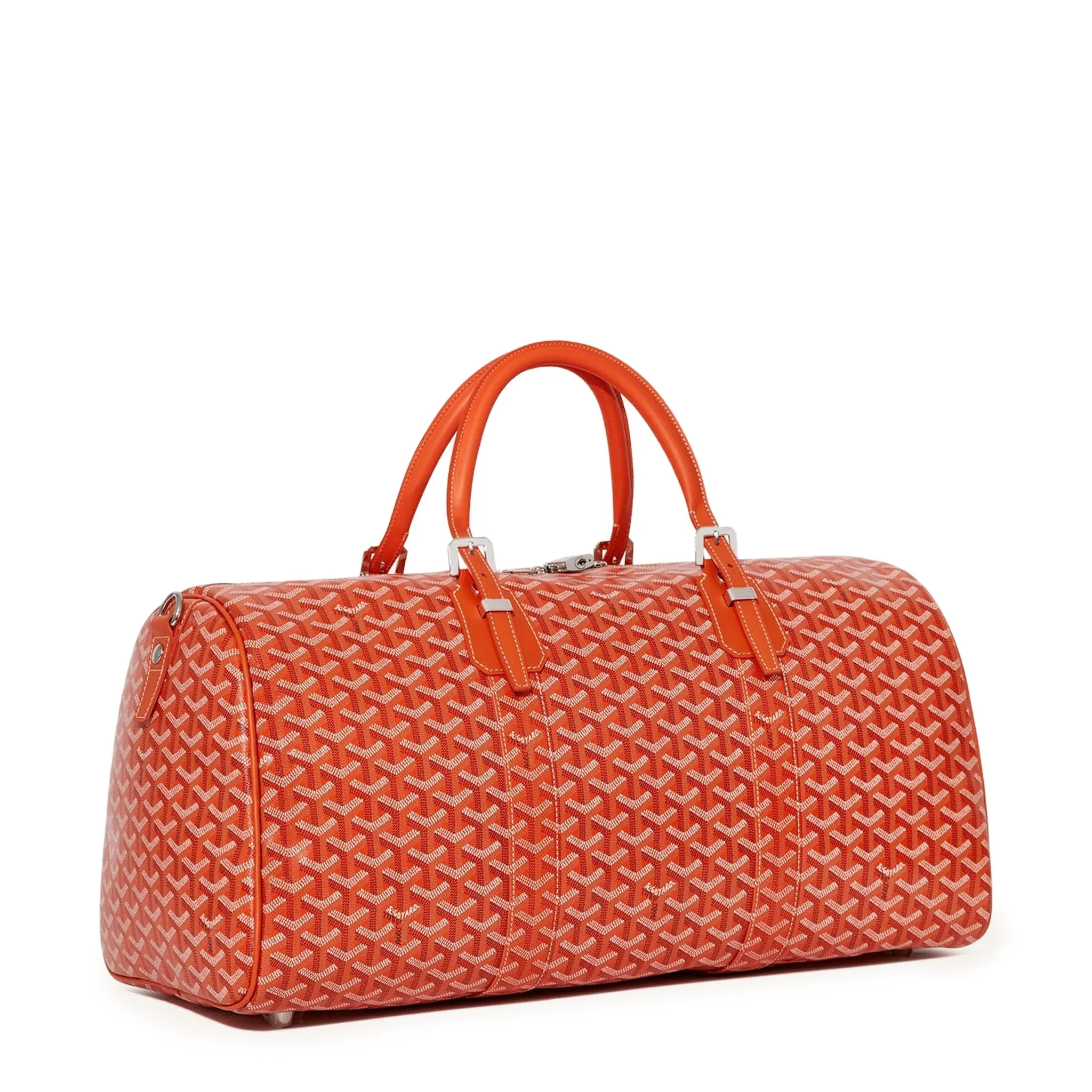 Goyard Boston 50 Orange Bag