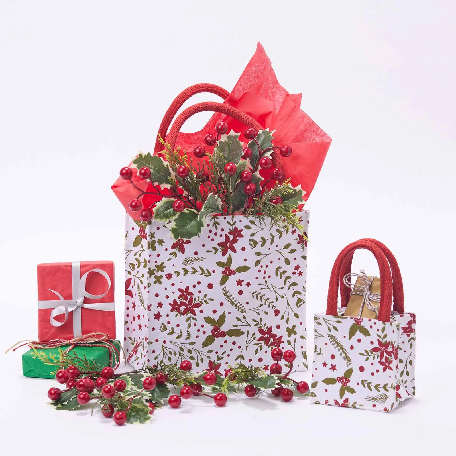 Holly Itsy Bitsy Gift Bag