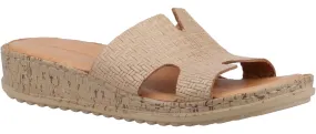 Hush Puppies Eloise Womens Leather Mule Sandal