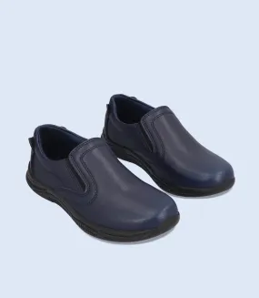 KB0051-NAVY-Boys Casual School Shoes