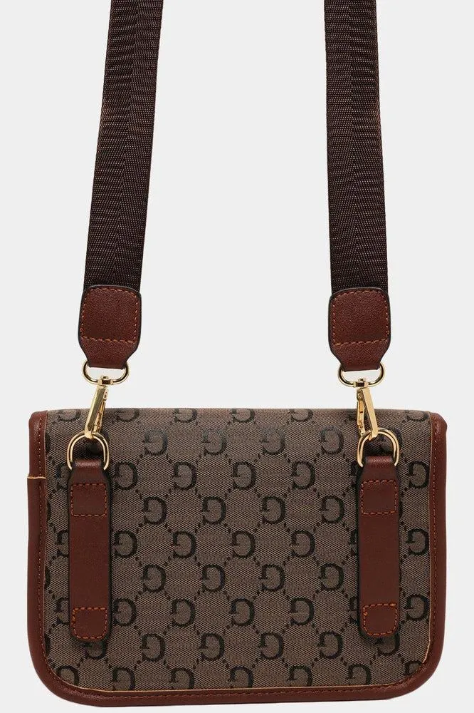 Logo Print Mini Cross Body Bag