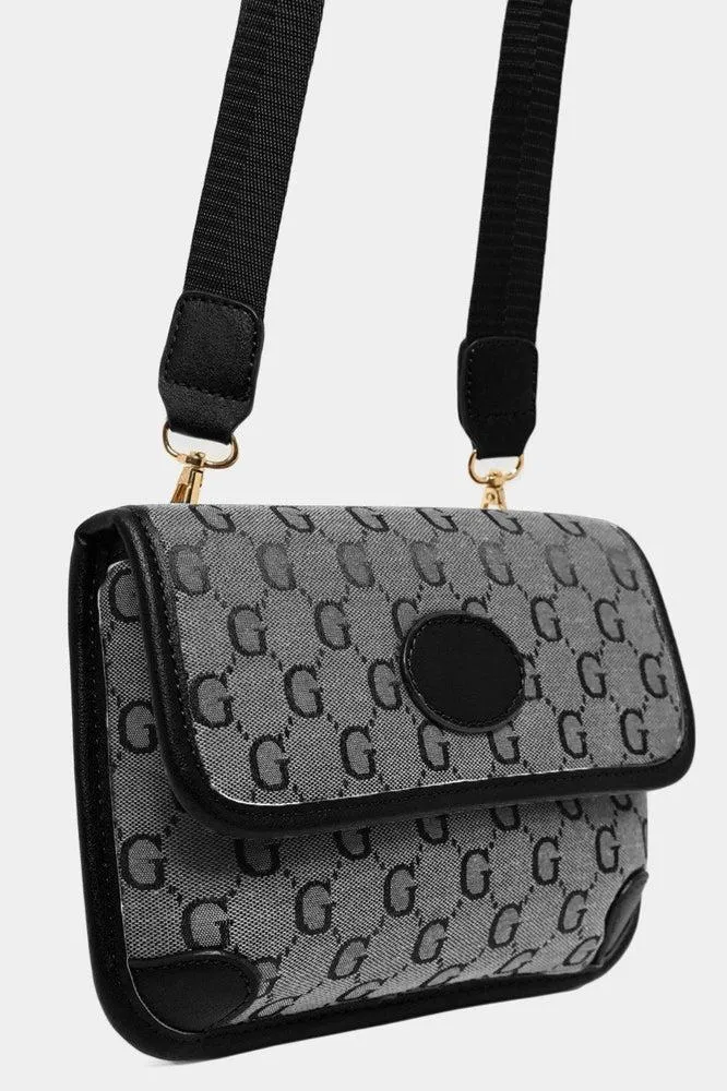 Logo Print Mini Cross Body Bag