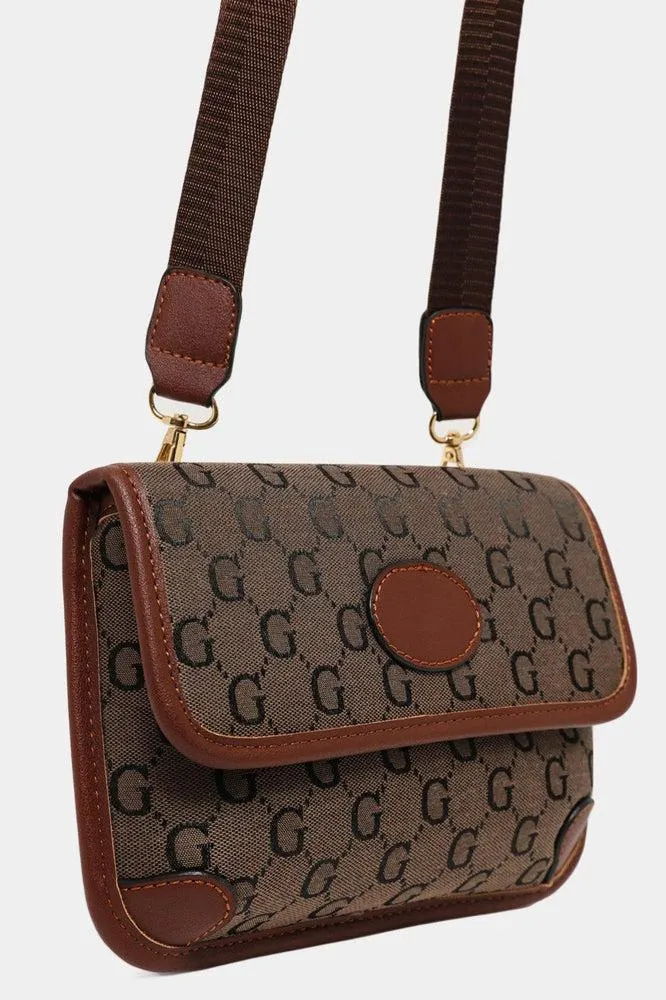 Logo Print Mini Cross Body Bag