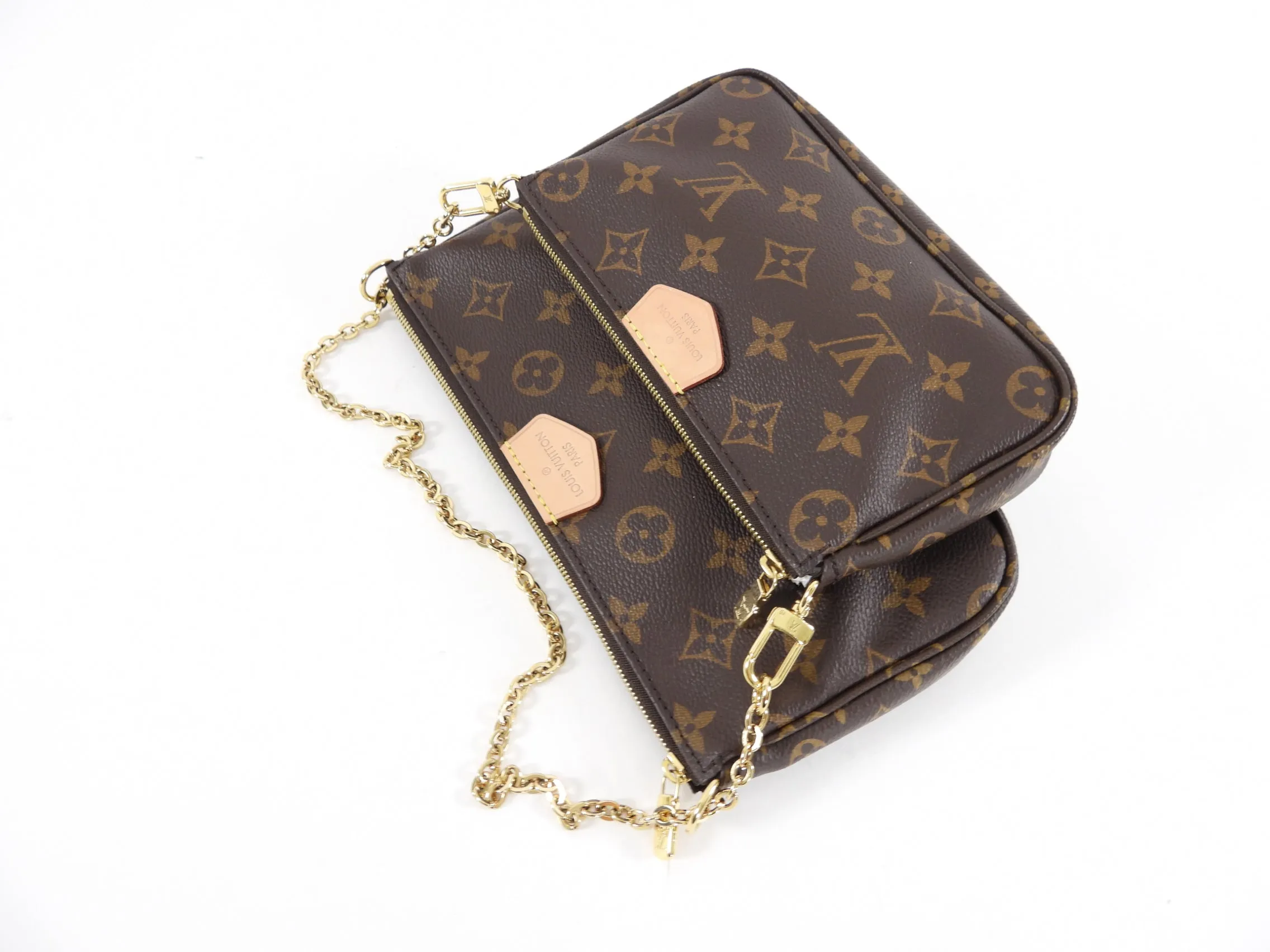 Louis Vuitton Monogram Canvas Double Pochette Bags