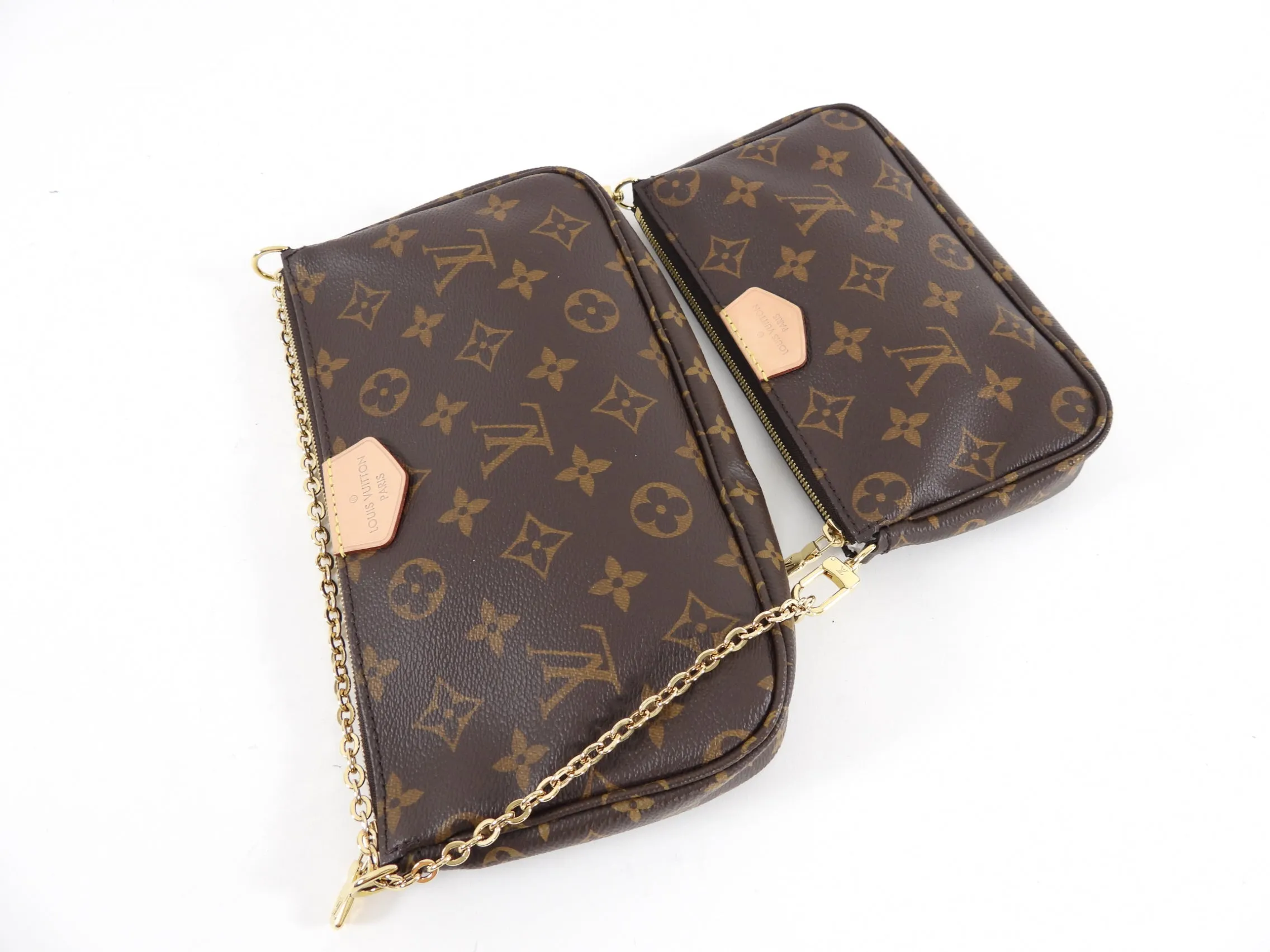 Louis Vuitton Monogram Canvas Double Pochette Bags