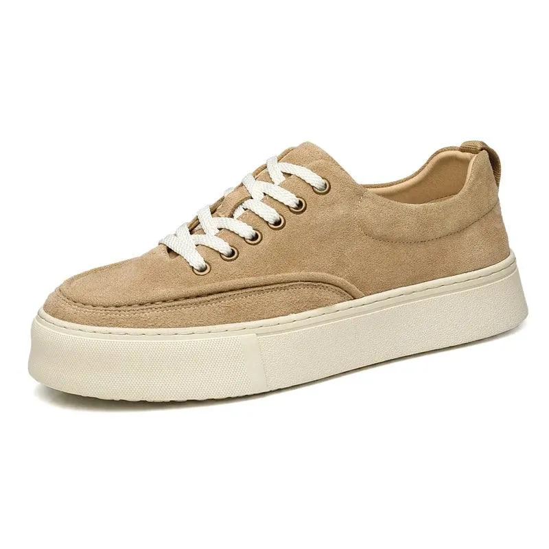 Men's Oxford Suede Casual Shoes: FDL6126 - Simple Outdoor Sneakers