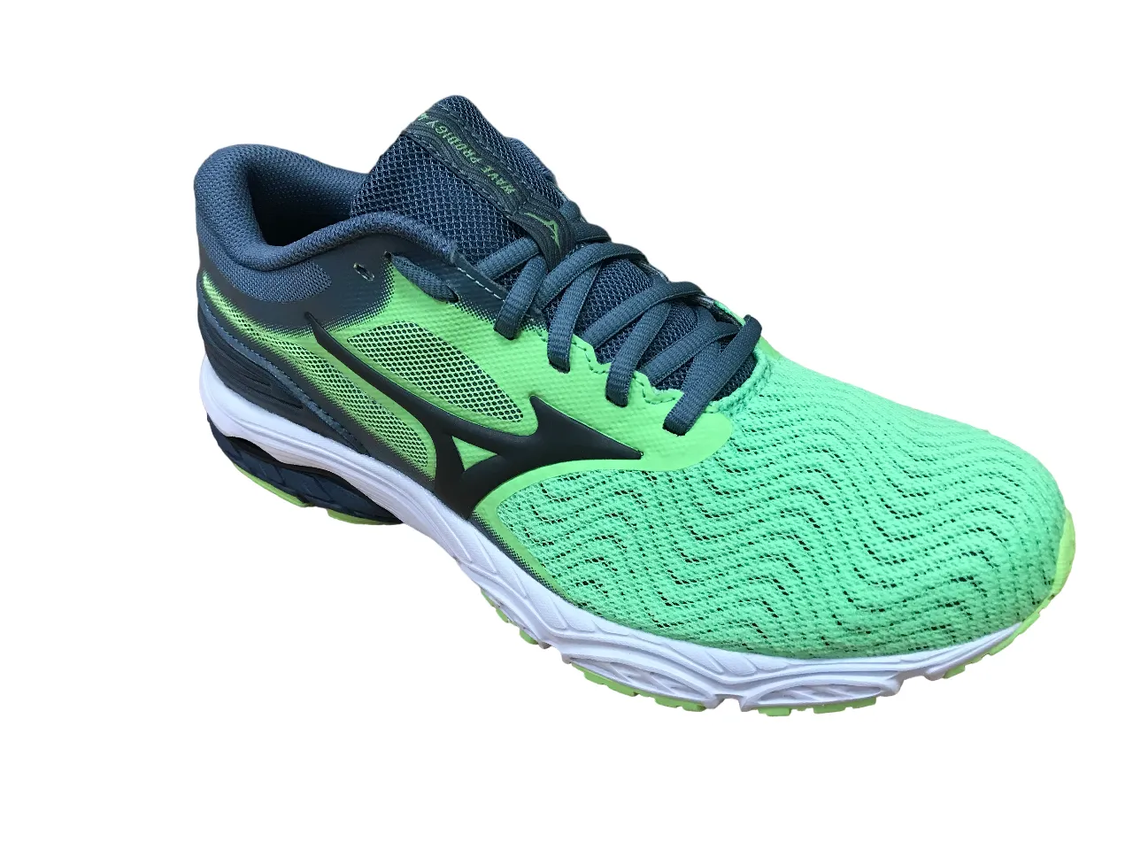 Mizuno Wave Prodigy 4 J1GC221053 909 men's running shoe black green blue