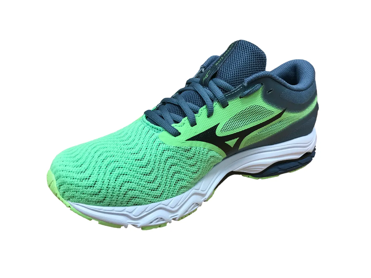 Mizuno Wave Prodigy 4 J1GC221053 909 men's running shoe black green blue