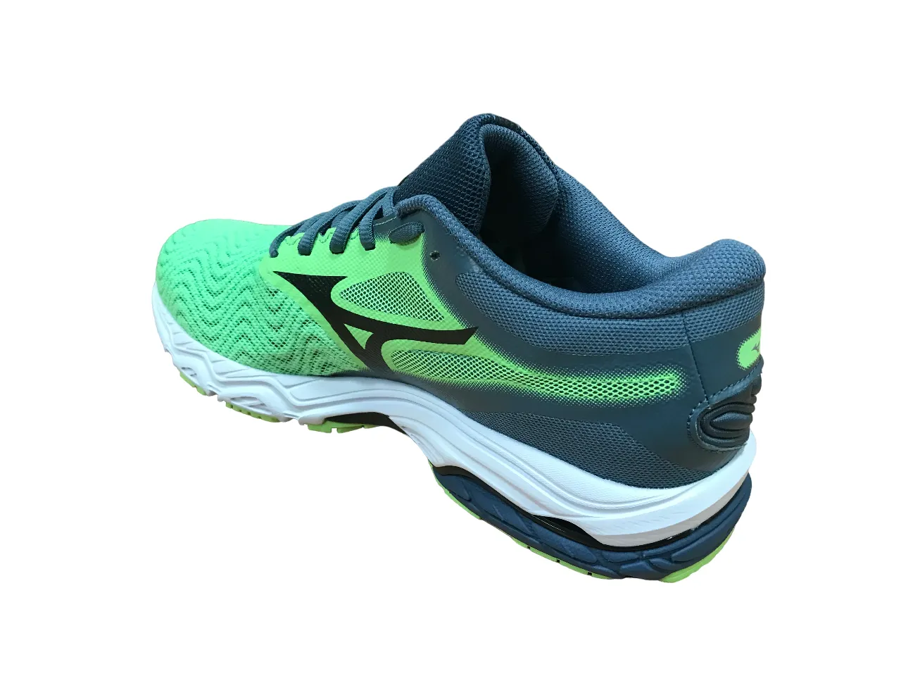 Mizuno Wave Prodigy 4 J1GC221053 909 men's running shoe black green blue