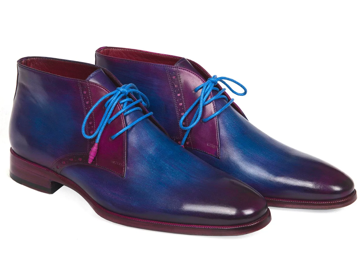 Paul Parkman Wingtip Oxfords Cognac Shoes (ID#5447-CGN)
