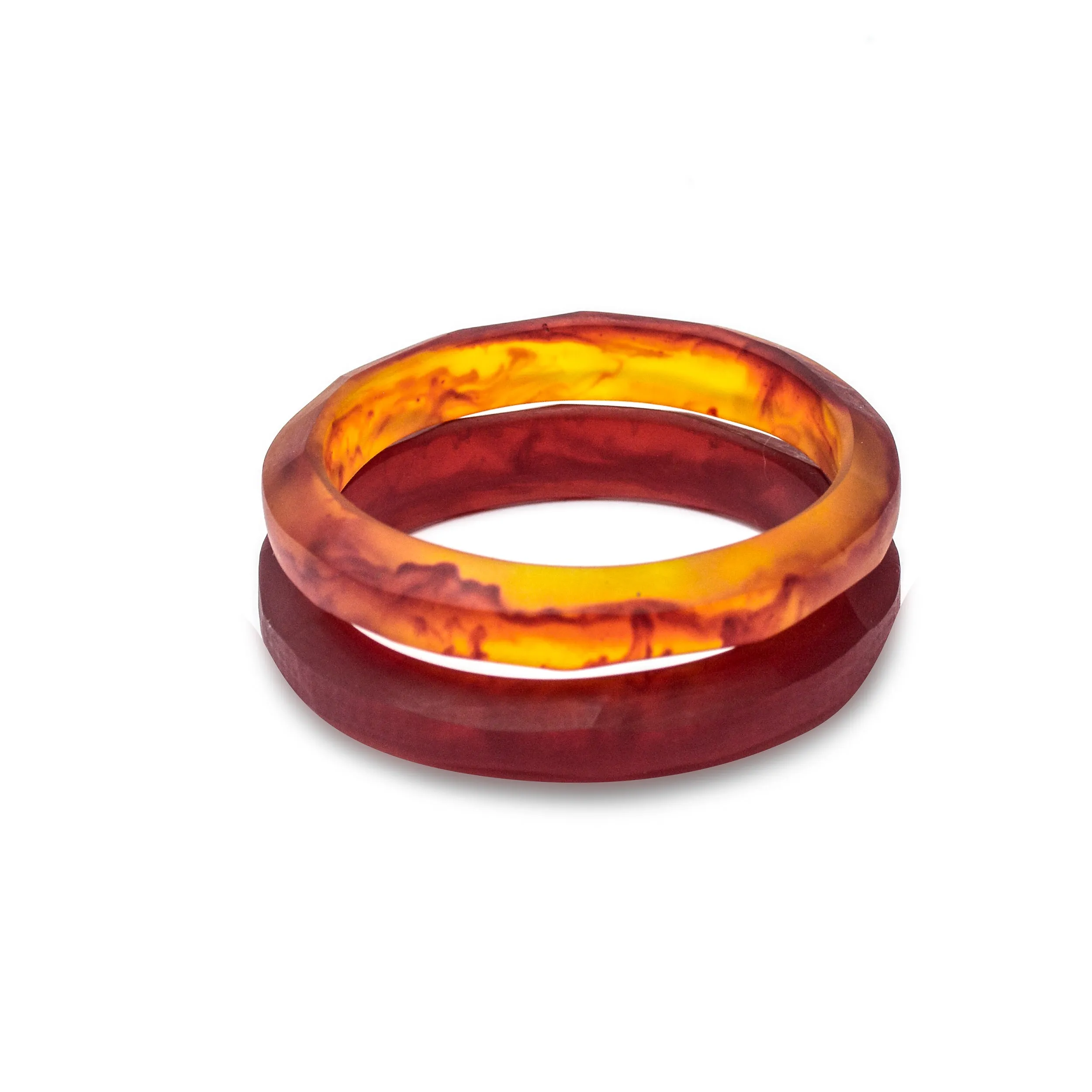 Pilgrim Double Resin Bangle Set