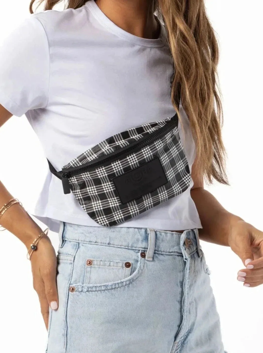 Plaid Mini Hip Pack