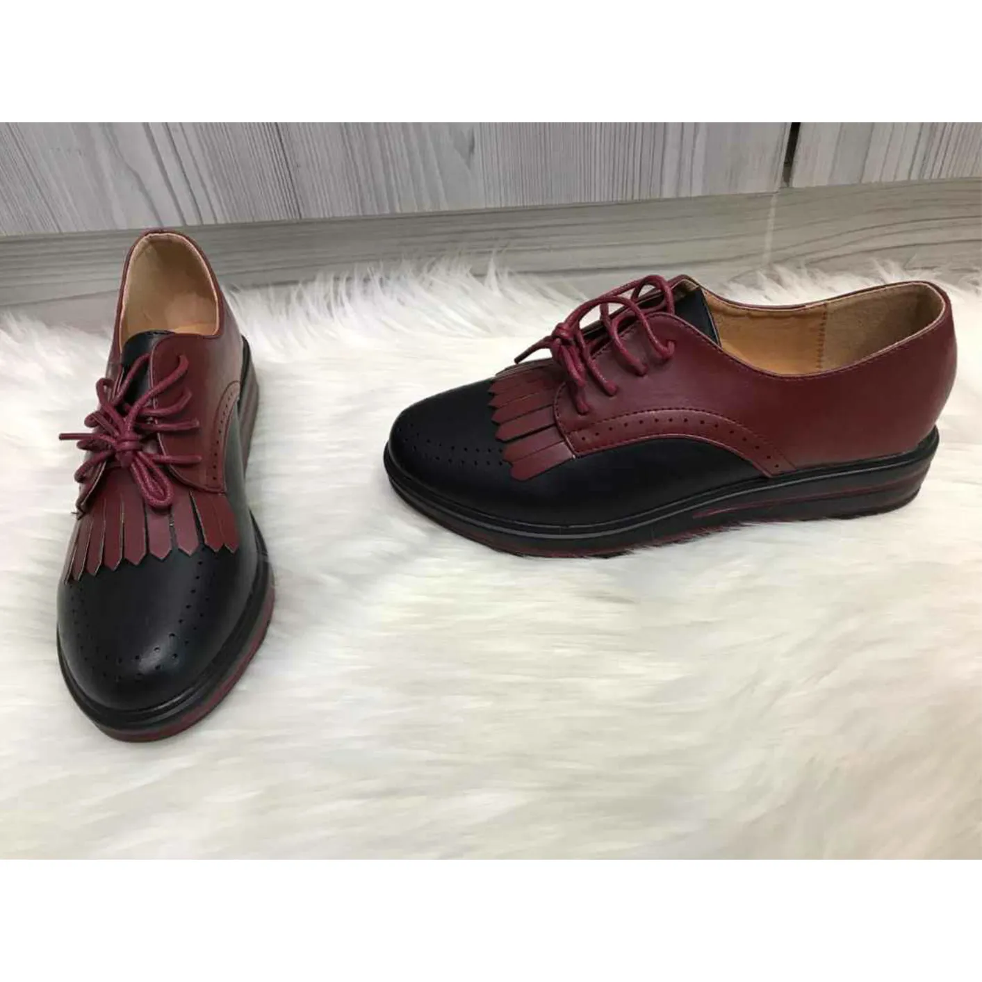 Platform Lace-Up  Shoes