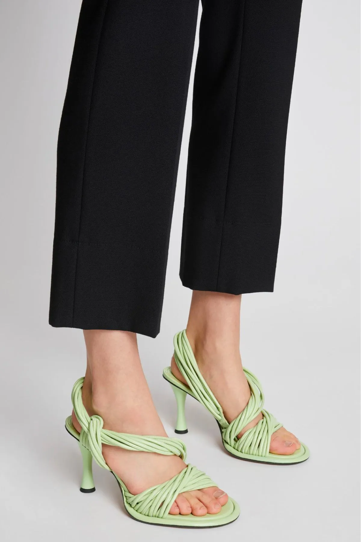 Proenza Schouler Pipe Rolo Slingback Sandal - Pistachio