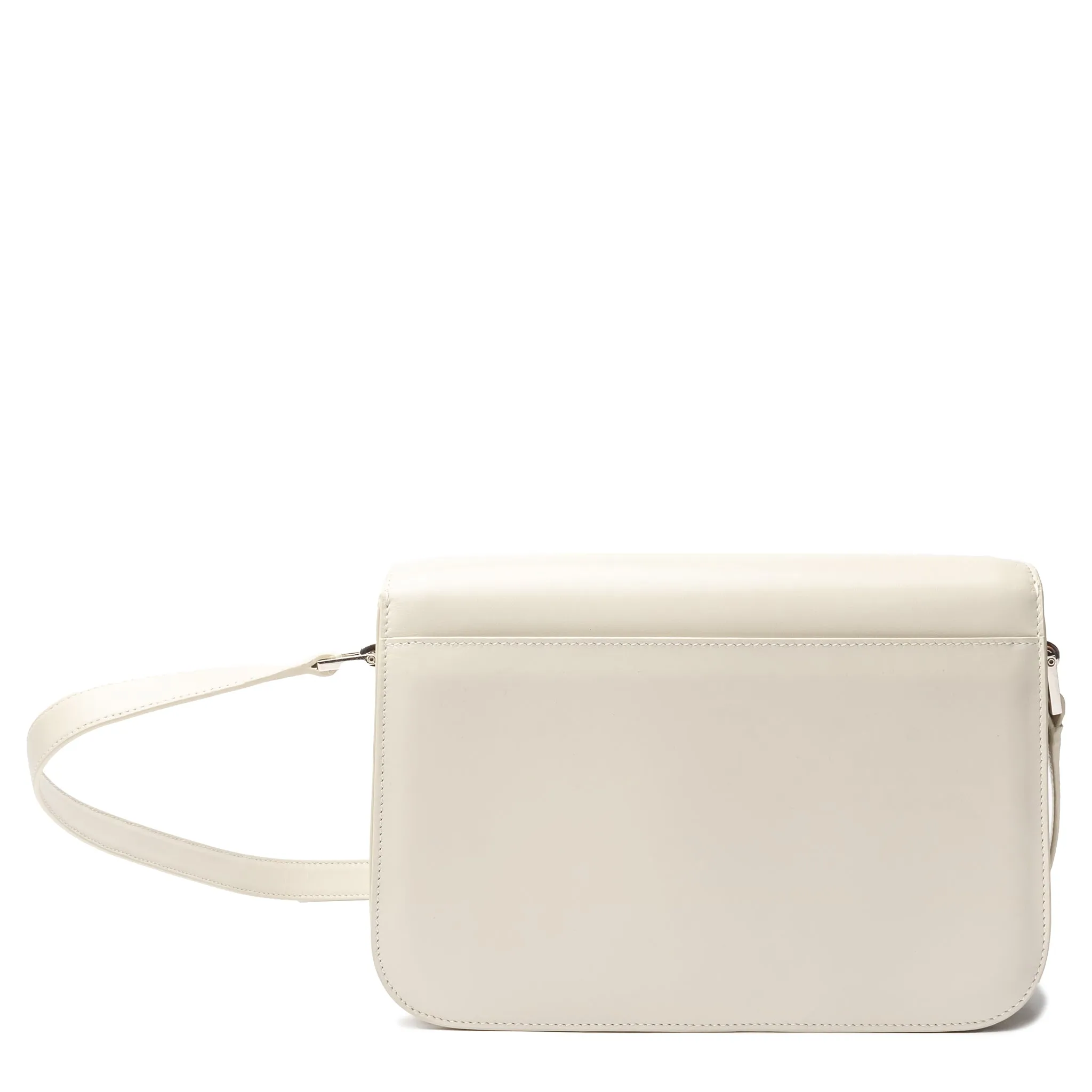 Saint Laurent Le Mailon Leather White Satchel