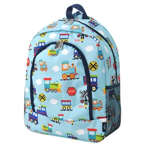 Train Print NGIL Canvas Backpack