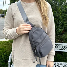 Traveler Crossbody Bags Charcoal