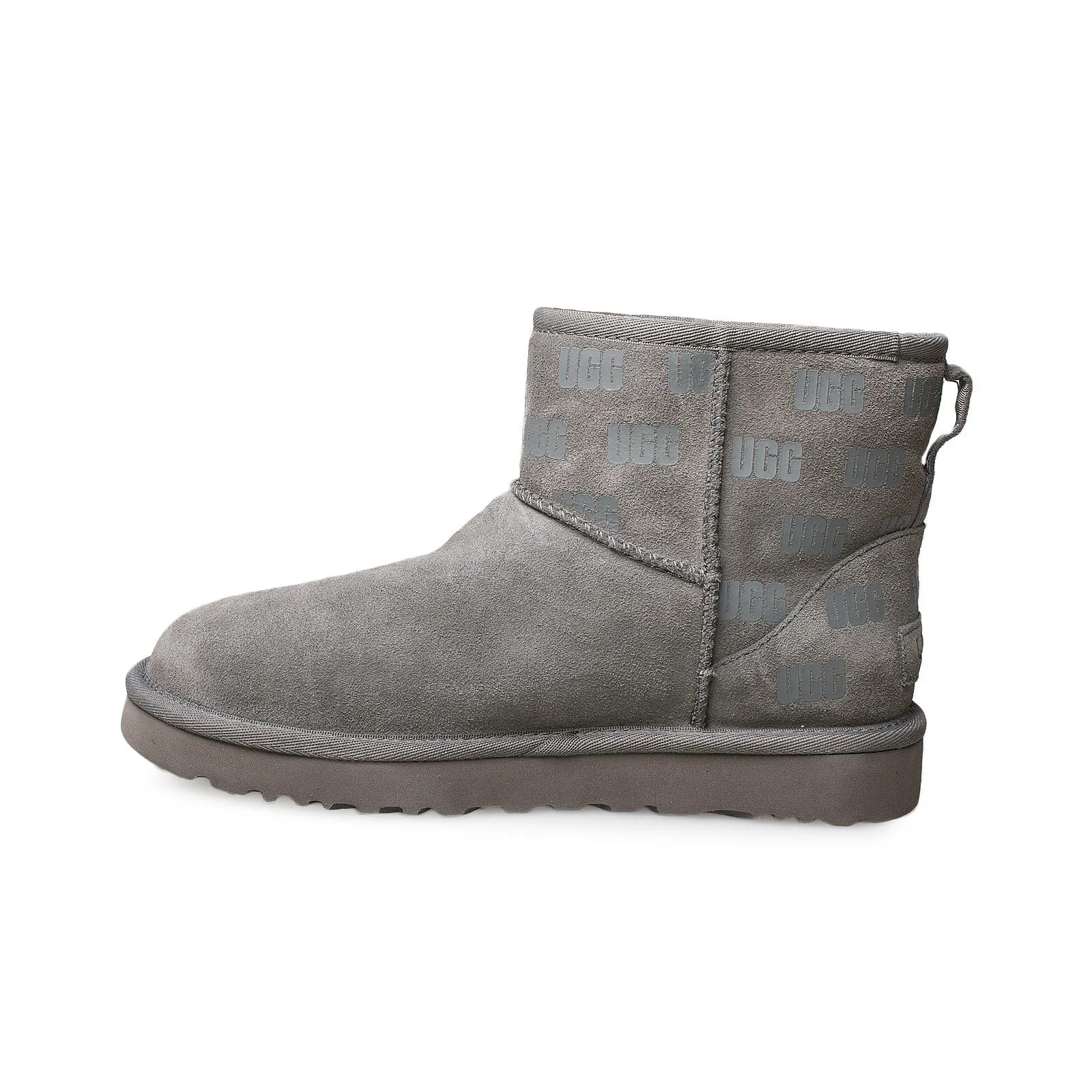 UGG Classic Mini II UGG Print Grey Boots - Women's