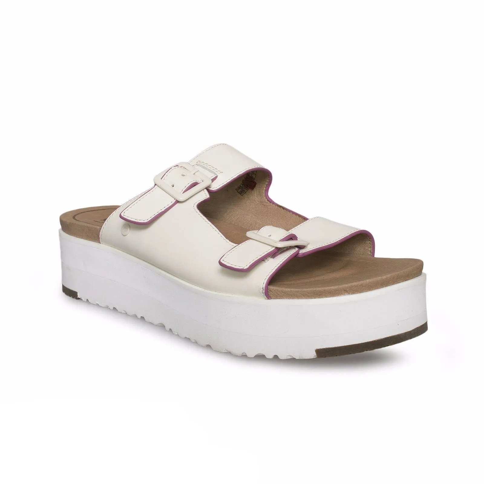 UGG Hanneli White Flip Flops