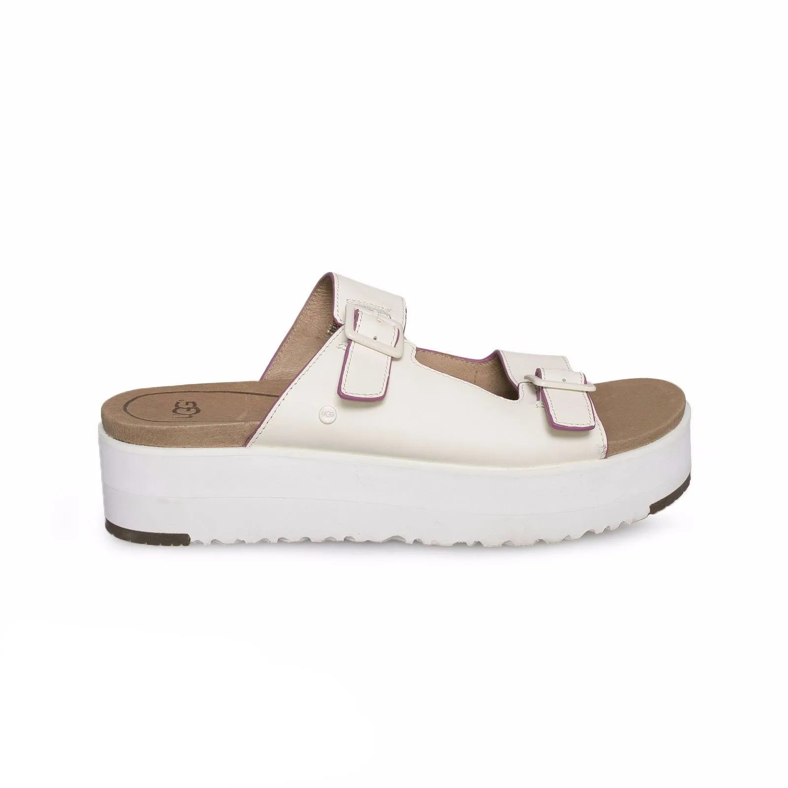 UGG Hanneli White Flip Flops