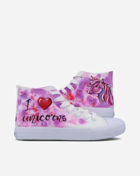 Unicorn Hand Painted Shoes