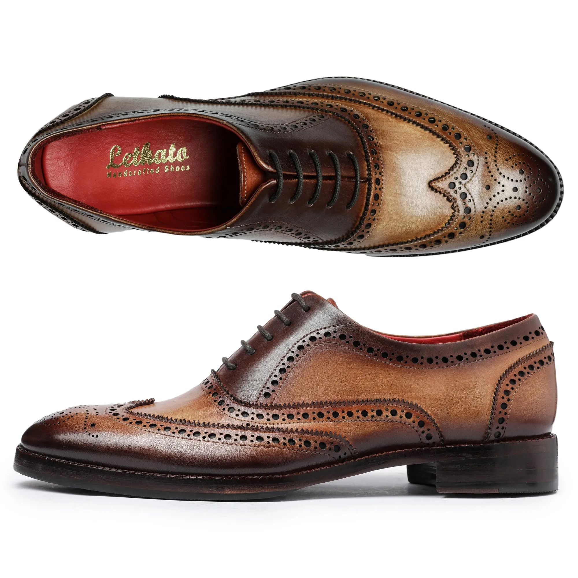 Wingtip Brogue Oxford- Brown